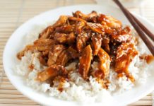 Как приготовить тушеную курицу и рис в соусе терияки