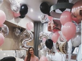 Что подарить девушке на день рождения? шары бутово