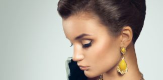 Серьги. Как правильно подобрать к платью