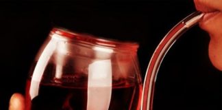 Бокал для вина — вампир Бокал для вина - вампир