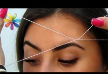 Как выщипать брови ниткой (30 фото)