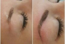 Татуаж бровей до и после: все виды перманентного макияжа бровей (фото)