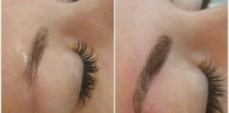 Татуаж бровей до и после: все виды перманентного макияжа бровей (фото)