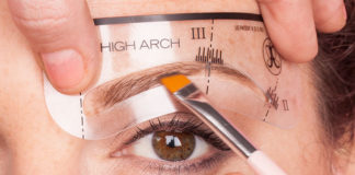 3 типа трафаретов для бровей и использование