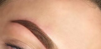 Сколько нельзя мочить брови после напыления
