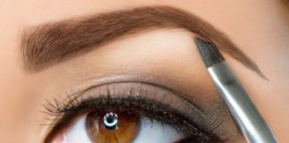 Как правильно накрасить брови тенями, наносим пошагово с фото — учимся пользоваться пигментом поэтапно