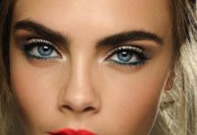 Брови Кары Делевинь