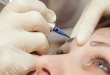 Подбор цвета для татуажа бровей