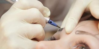 Подбор цвета для татуажа бровей