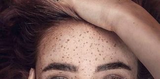 Разметка бровей (нитью)