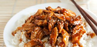 Как приготовить тушеную курицу и рис в соусе терияки Как приготовить тушеную курицу и рис в соусе терияки