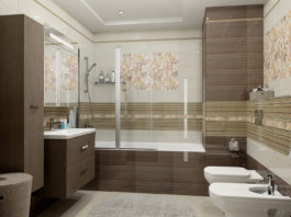 Оформление ванной керамической плиткой Оформление ванной керамической плиткой
