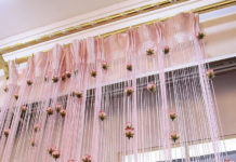 Оригинальное решение интерьера – нитевые шторы