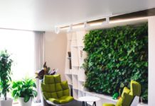 Как сделать фитостену из искусственных растений: дизайн интерьера своими руками