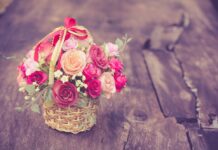 Осенние, весенние, летние: сезонные цветочные композиции в корзинах