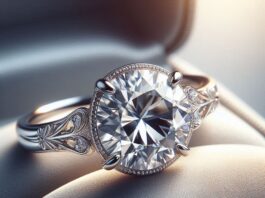 Кольцо из белого золота с бриллиантом: символ элегантности и роскоши