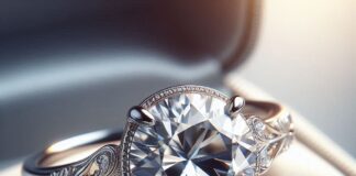 Кольцо из белого золота с бриллиантом: символ элегантности и роскоши
