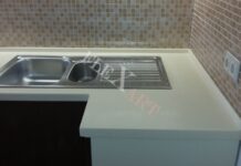 Столешницы для кухни из искусственного камня: стиль, долговечность и практичность